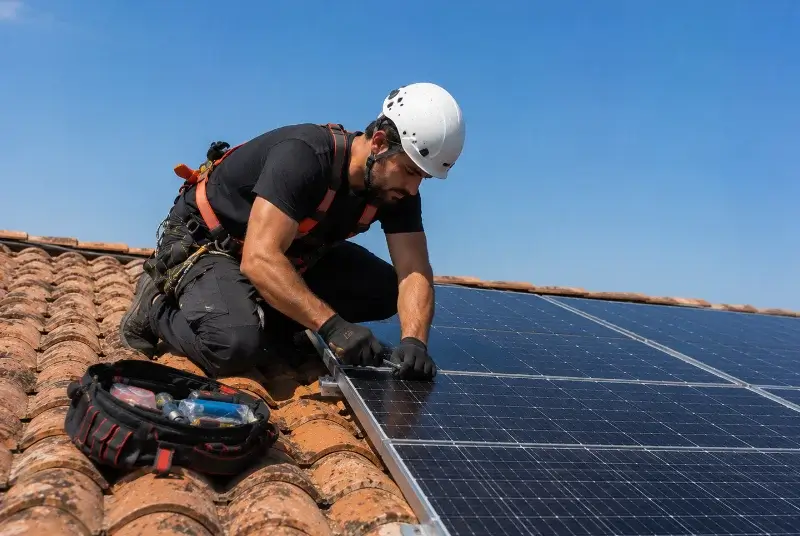 Maintenance et monitoring de panneaux solaires à Tourbes